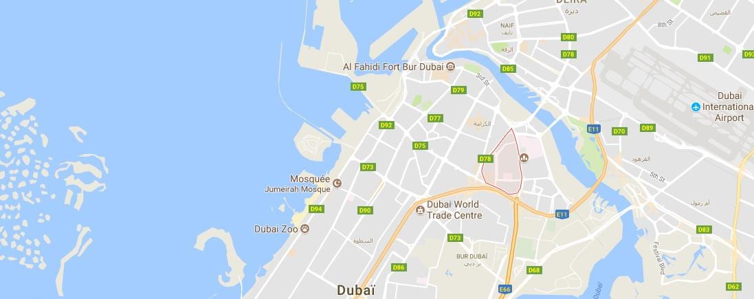 வரைபடம் Oud மேத்தா துபாய்