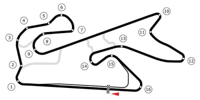 வரைபடம் துபாய் autodrome