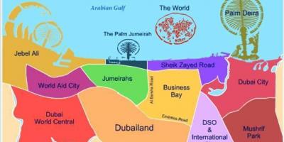 வரைபடம் Dubailand